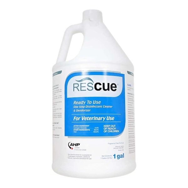 Rescue Disinfectant ready to use, liquid, one step disinfectant cleaner